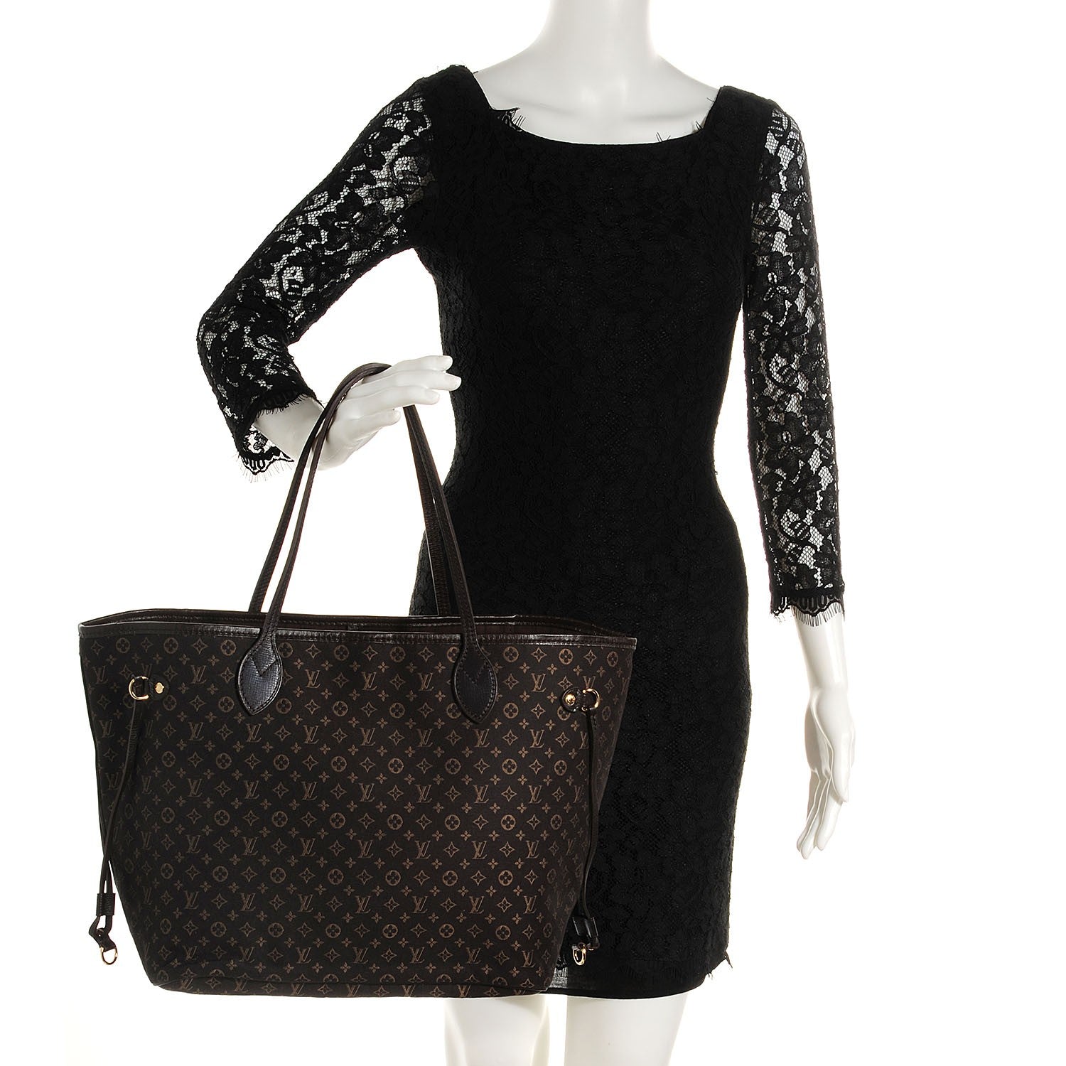 Louis Vuitton Monogram Idylle Neverfull MM Fusain 2 of 7