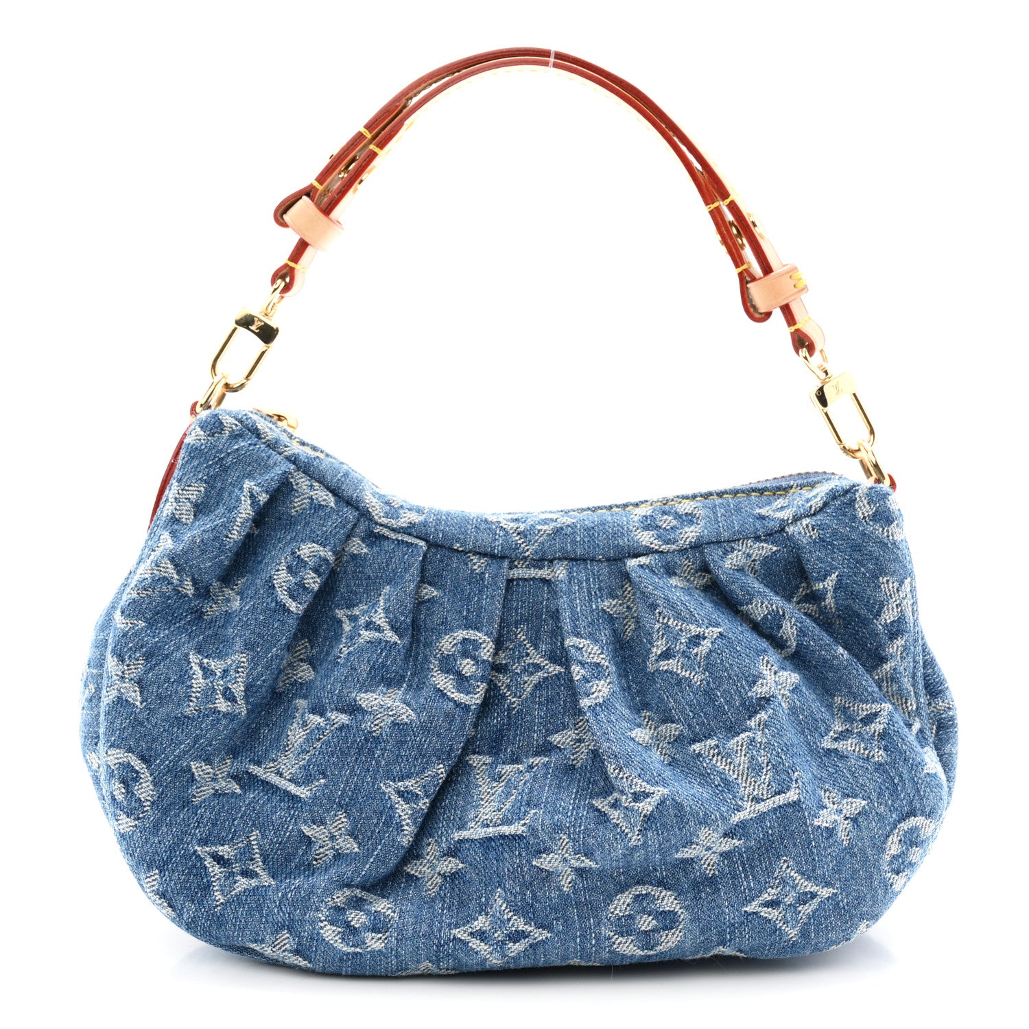 Louis Vuitton Monogram Denim Pochette Valley Blue 1 of 10