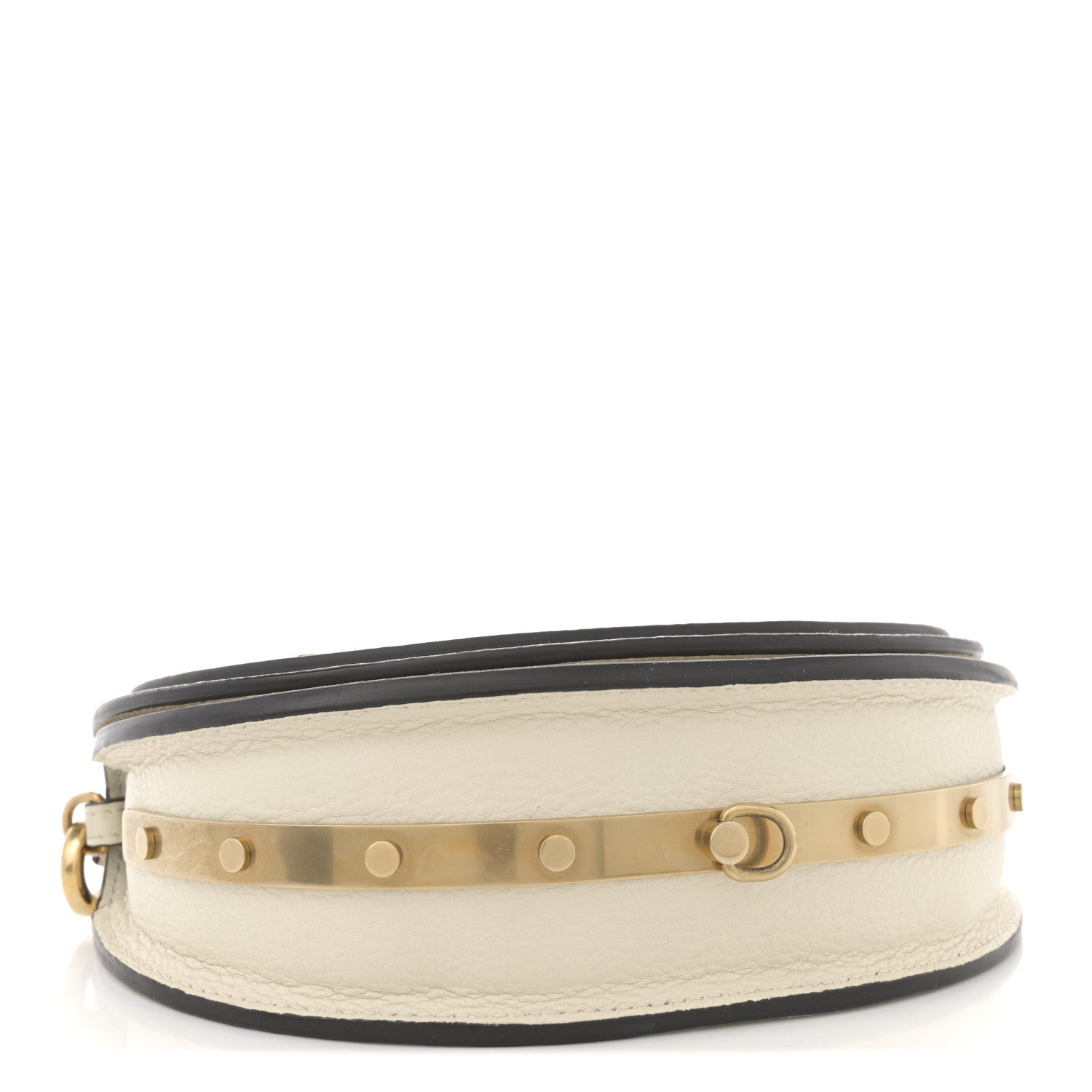 Chloe Calfskin Small Nile Bracelet Minaudiere Bag Off White 3 of 11