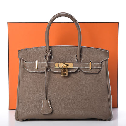 Hermes Togo Birkin 30 Etoupe 38 of 38