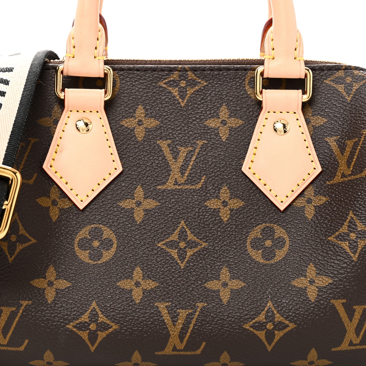 Louis Vuitton Monogram Speedy Bandouliere 20 Black 7 of 10