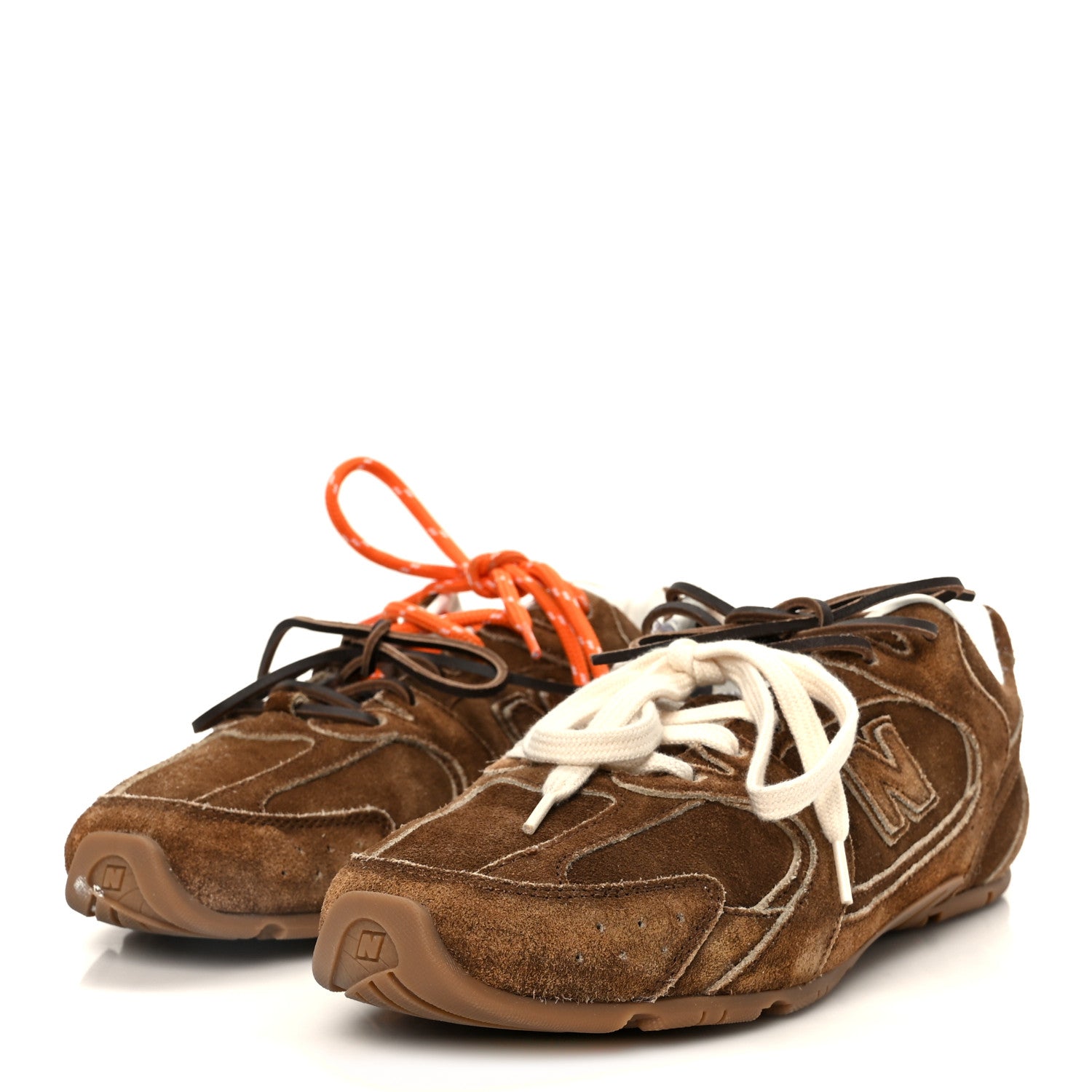 Miu Miu X NEW BALANCE Suede 530 SL Sneakers 39.5 Cinnamon 4 of 10