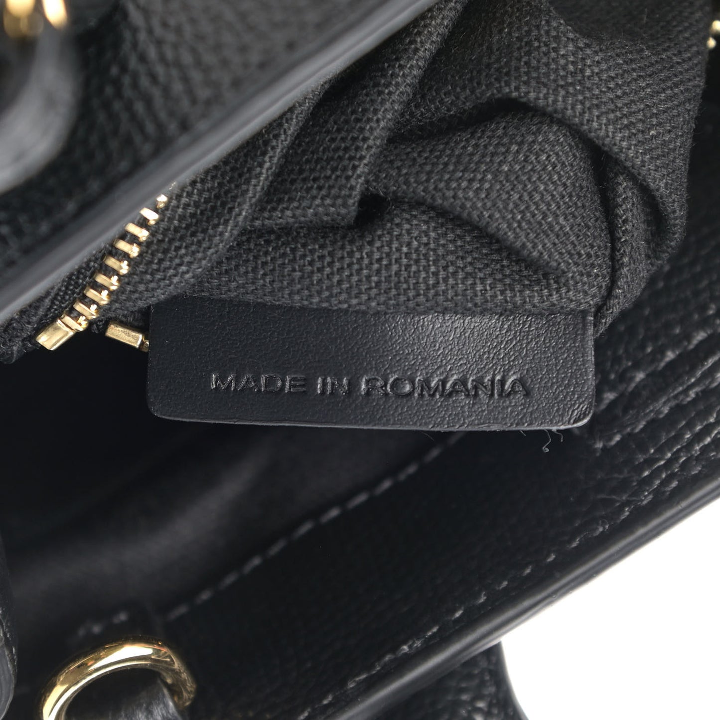 Derby Calfskin House Check Baby Banner Tote Black