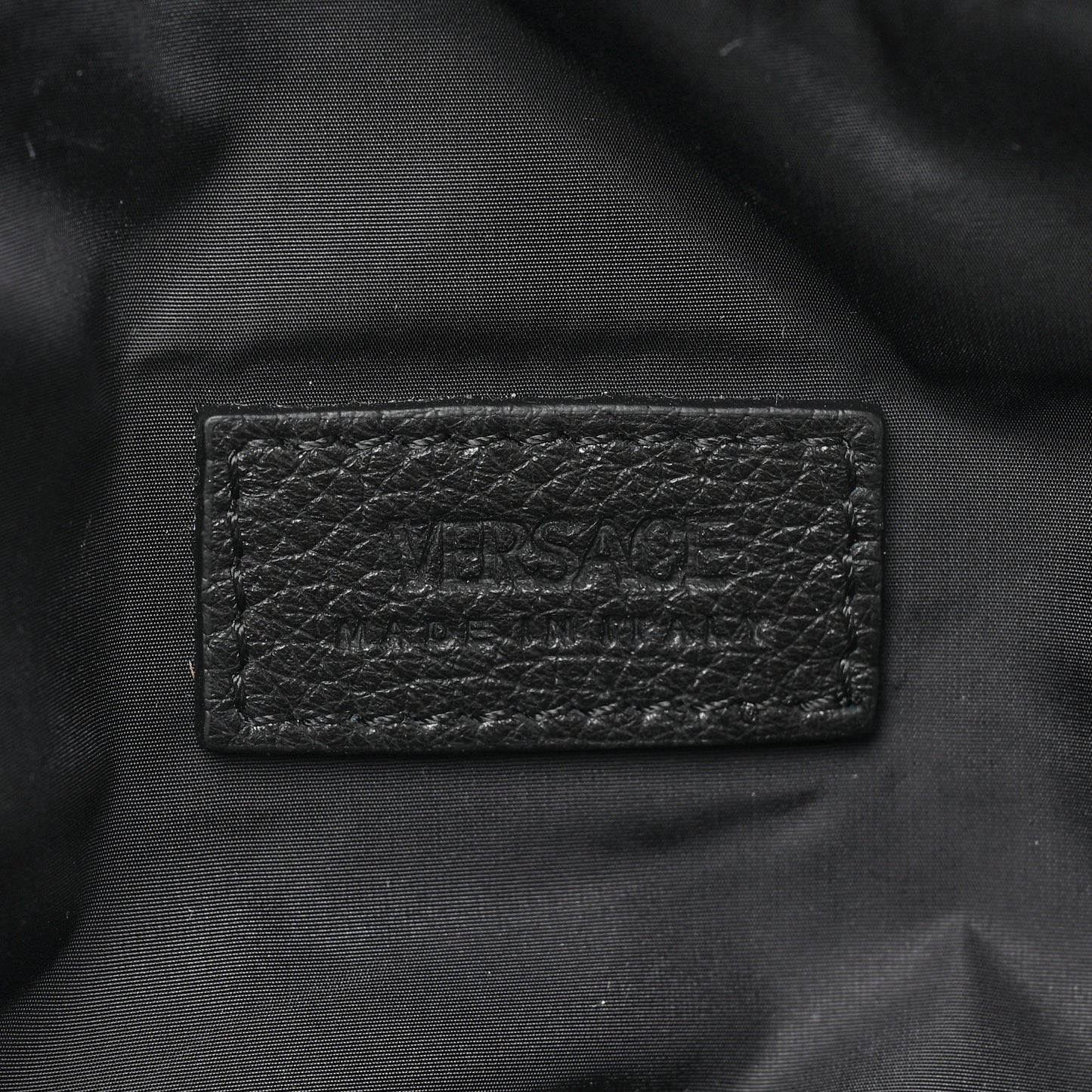 Grained Calfskin Vanitas Medea Belt Bag Black