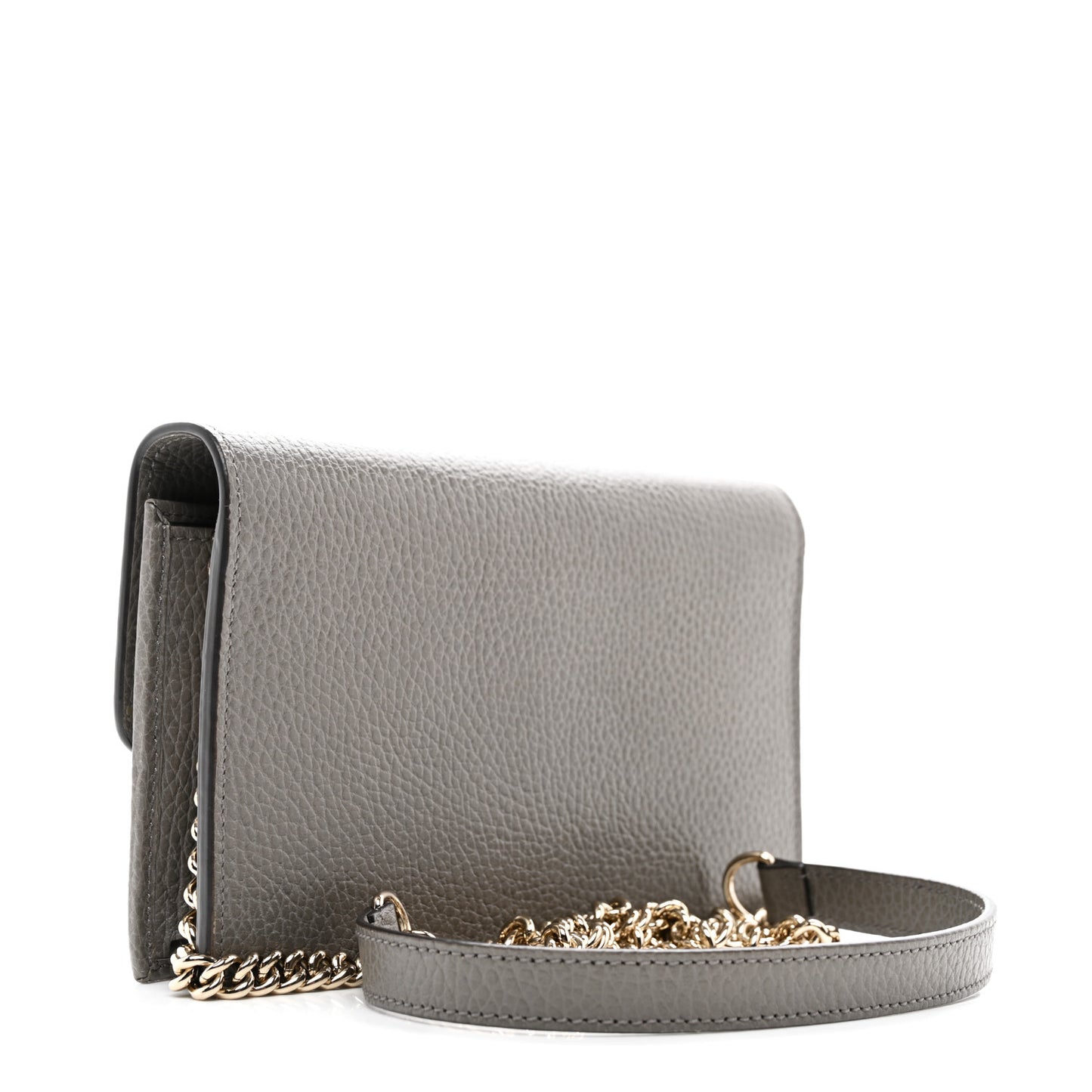 Dollar Calfskin Interlocking G Chain Wallet Loess