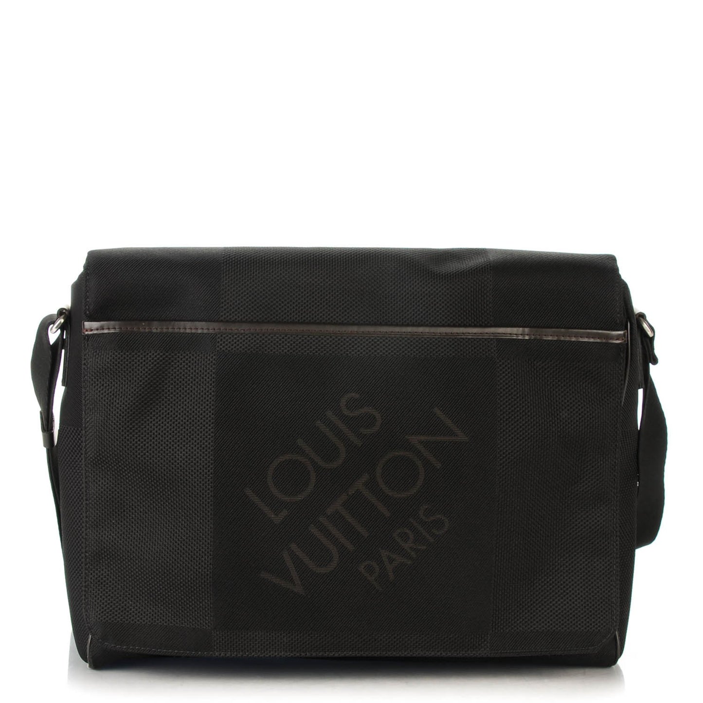 Damier Geant Messenger Bag Black