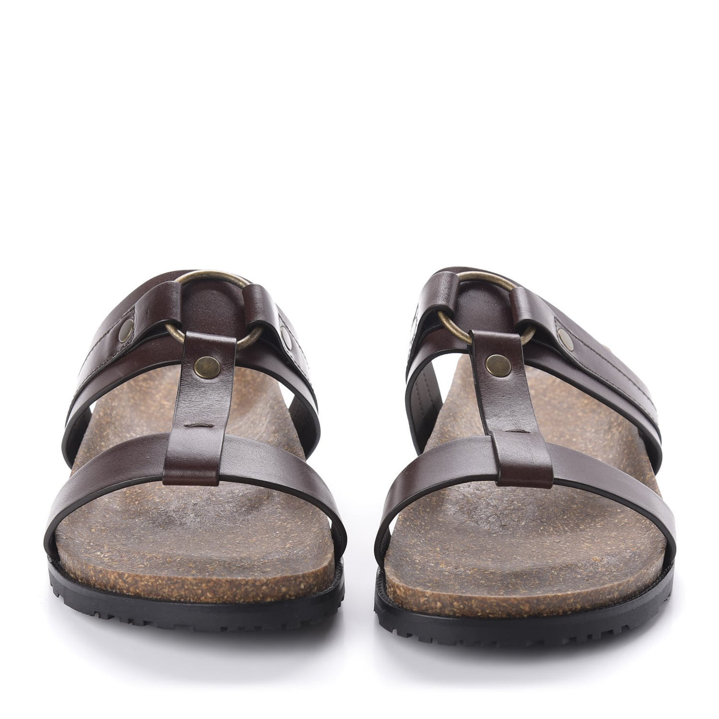 Lambskin Maine Liscio Jimmy Ring Sandal 45 Moro