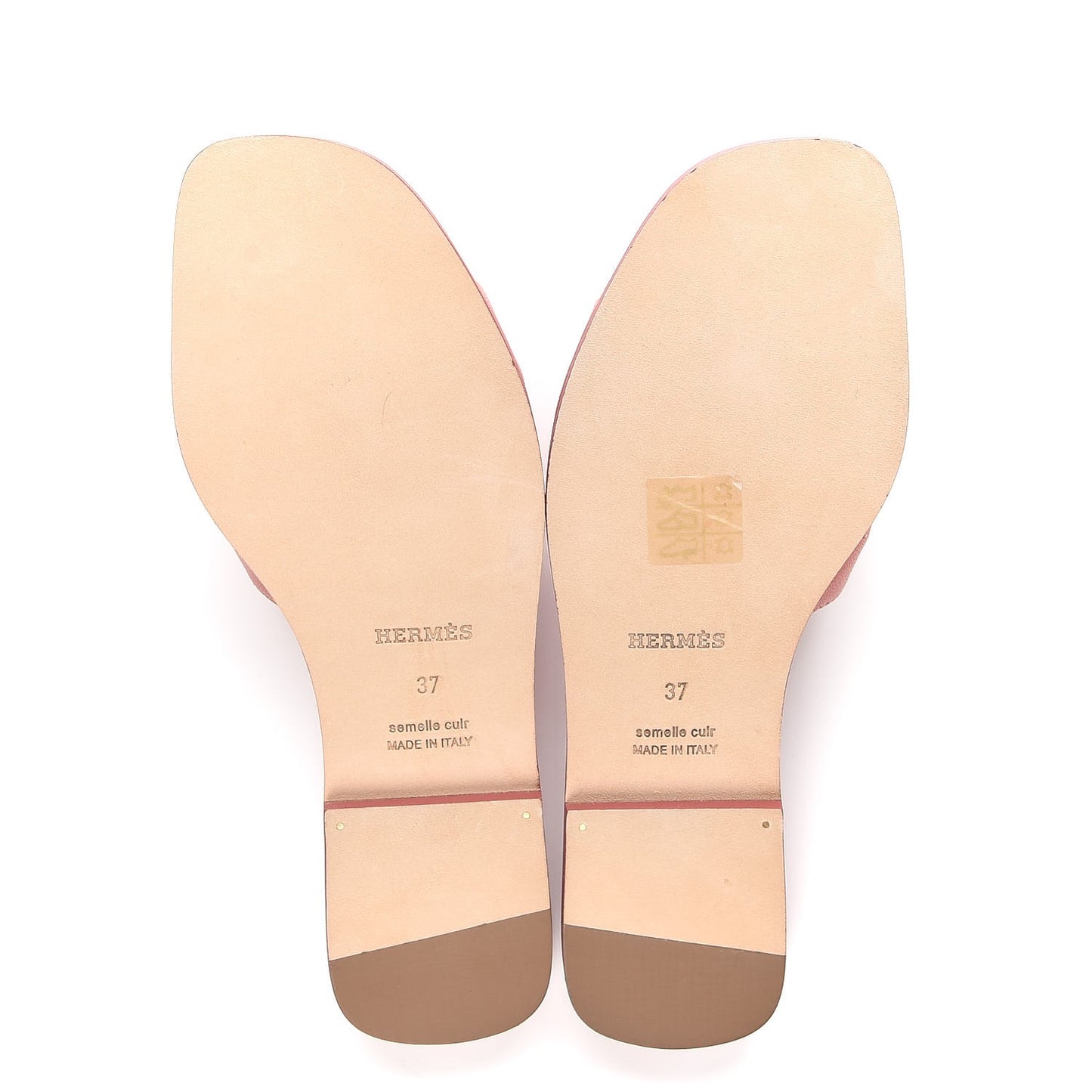 Goatskin Oran Sandals 37 Rouge Blush