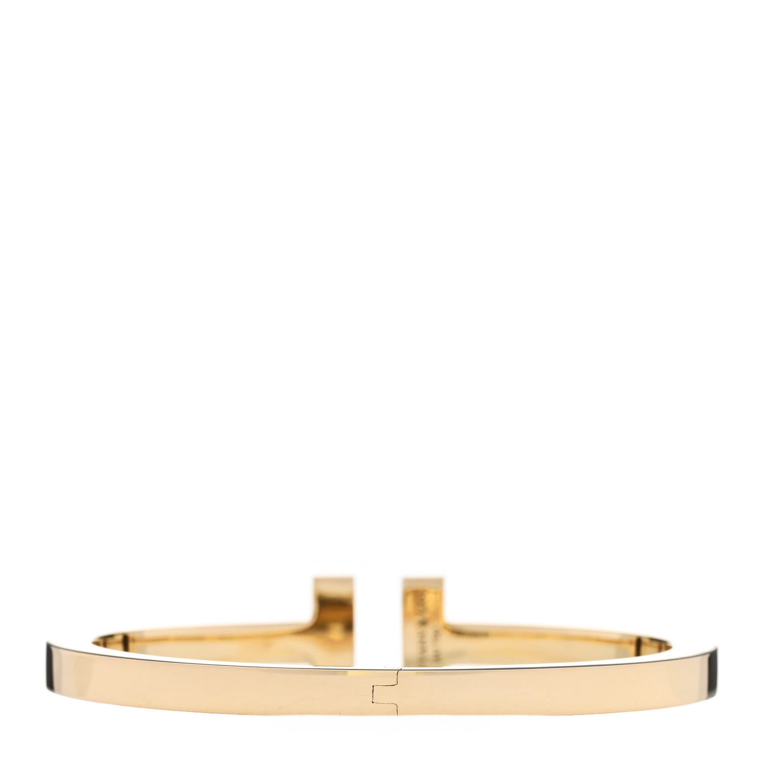 Tiffany 18K Yellow Gold T Square Bracelet 2 of 4
