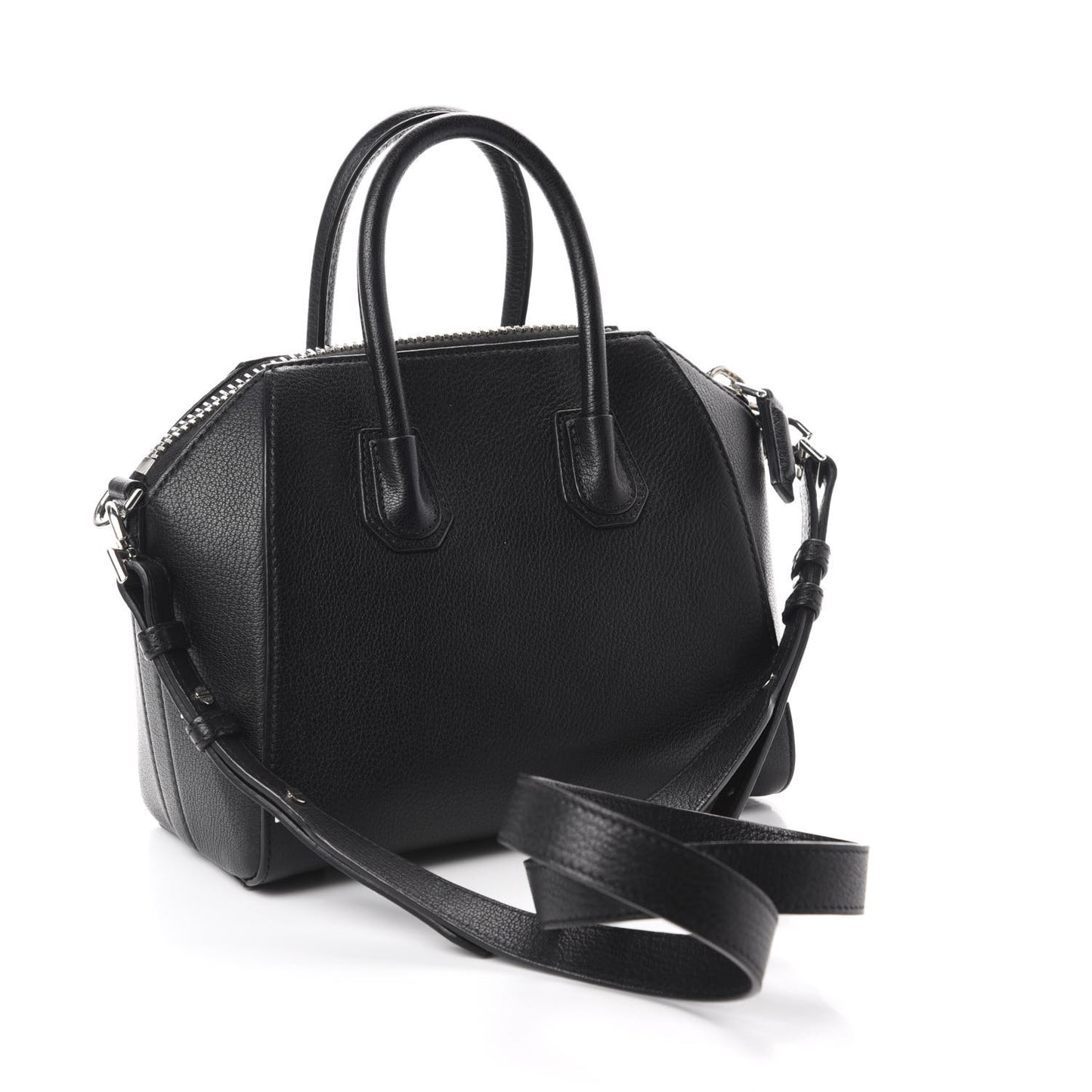 Sugar Goatskin Mini Antigona Black