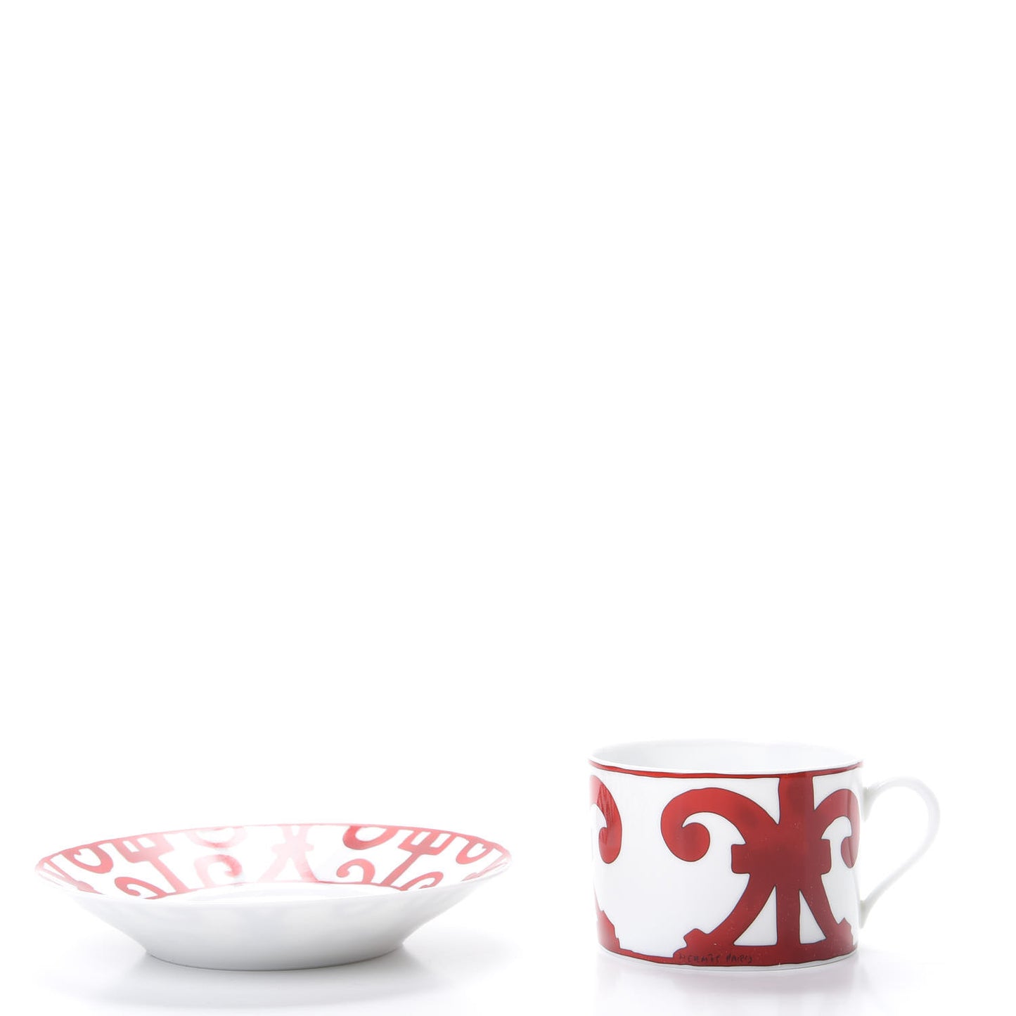 Porcelain Balcon du Guadalquivir Tea Cup and Saucer Set of 2