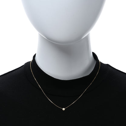 Cartier 18K Yellow Gold Diamond XS D'Amour Pendant Necklace 2 of 5