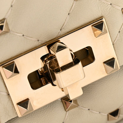 Valentino Garavani Lambskin Rockstud Spike Belt Bag 85 Ivory 13 of 14