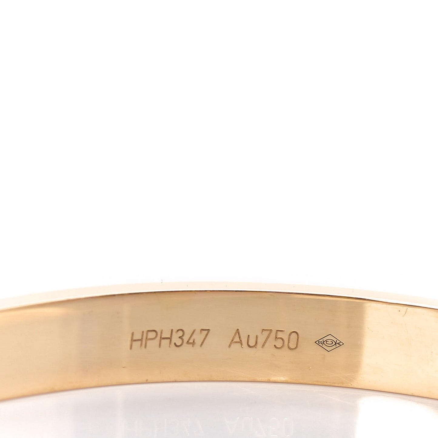 18K Yellow Gold LOVE Bracelet 19