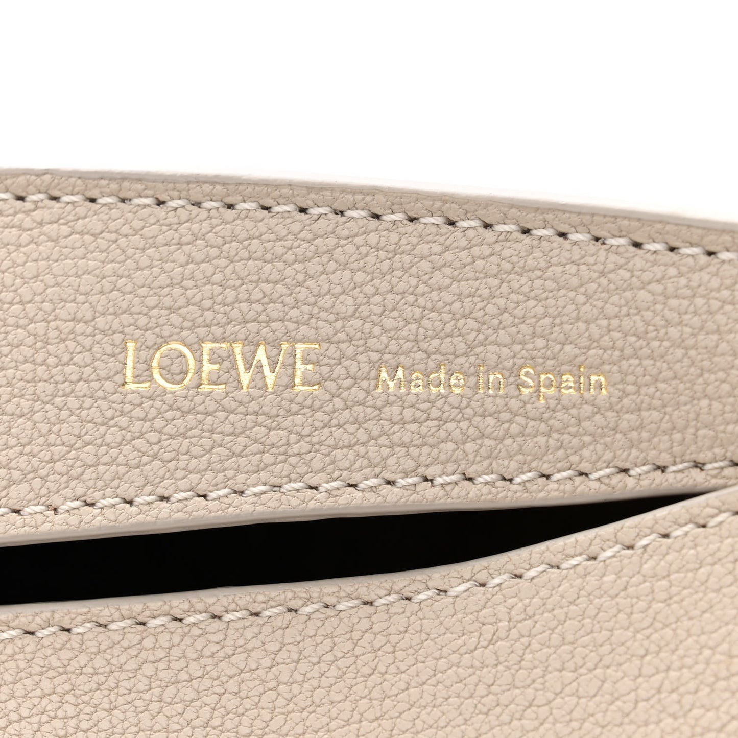 Satin Calfskin Jacquard Small Luna Bag Oat