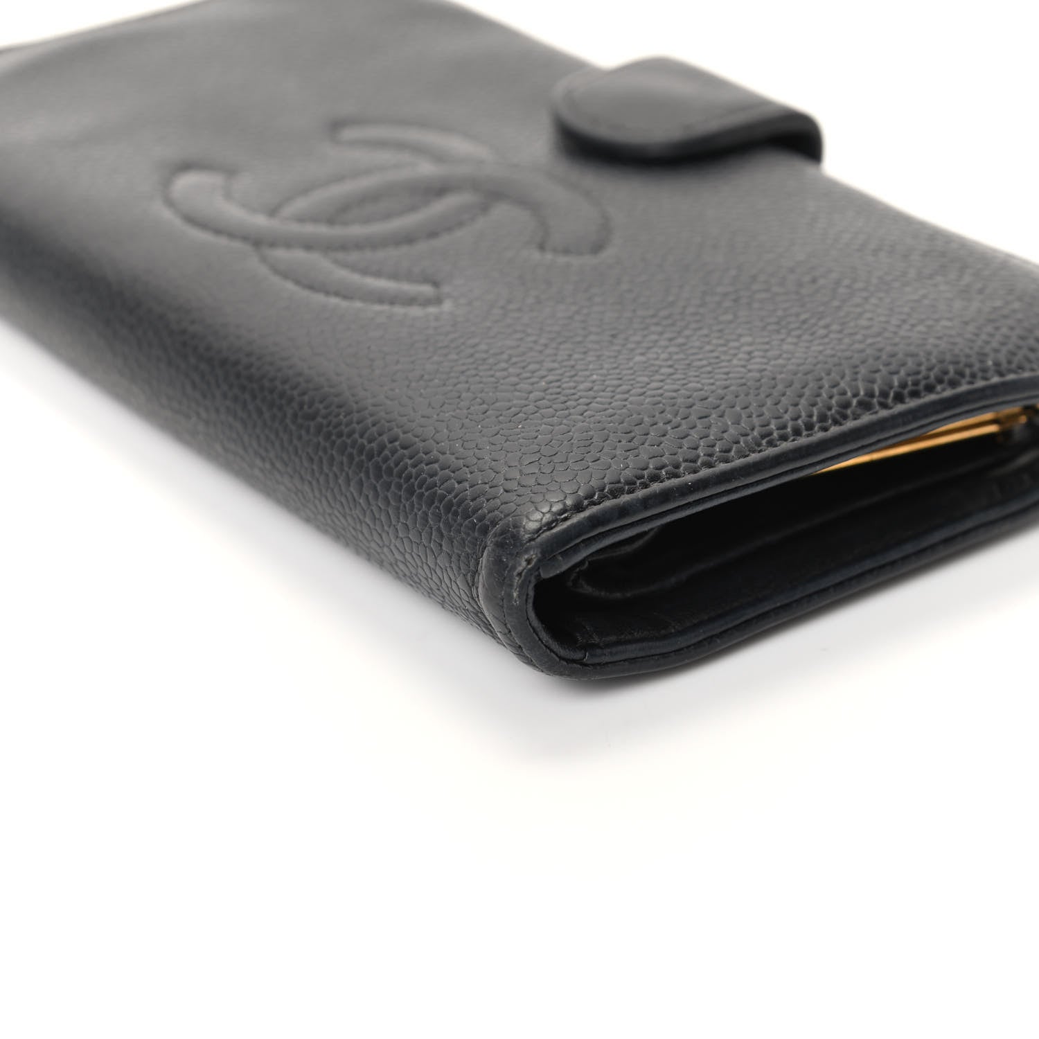 Chanel Caviar Timeless CC French Wallet Black 10 of 11