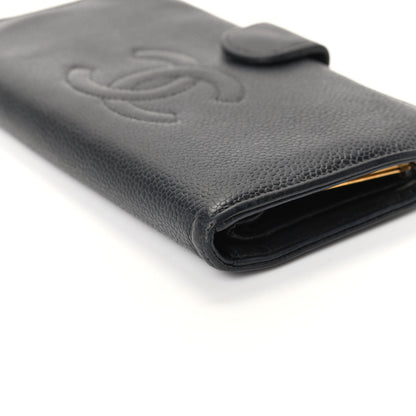 Chanel Caviar Timeless CC French Wallet Black 10 of 11