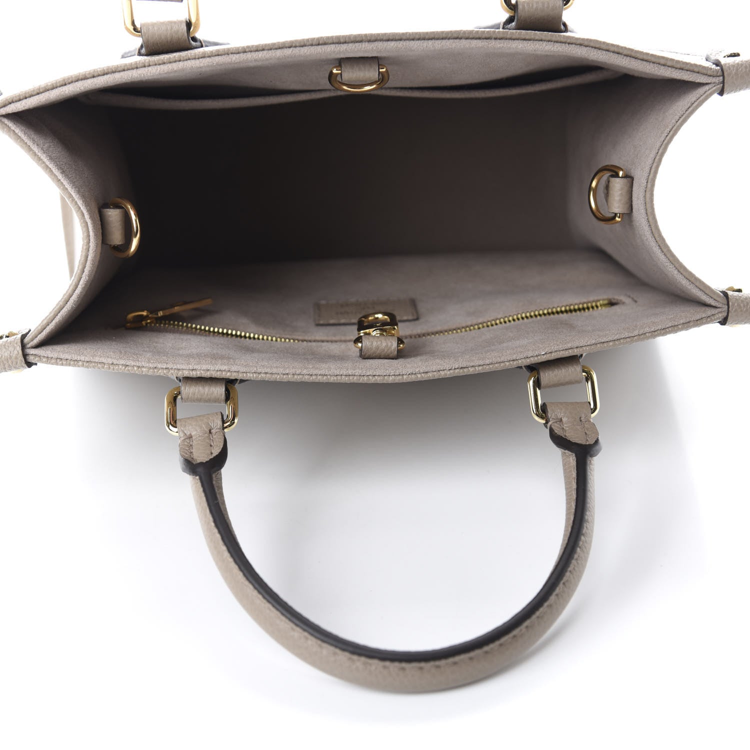Louis Vuitton Empreinte Monogram Giant Onthego PM Tourterelle Creme 5 of 10
