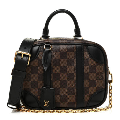 Louis Vuitton Damier Ebene Valisette Souple BB Black 1 of 9
