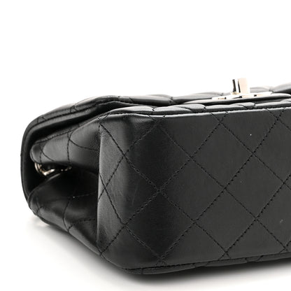Chanel Lambskin Quilted Mini Square Flap Black 9 of 11