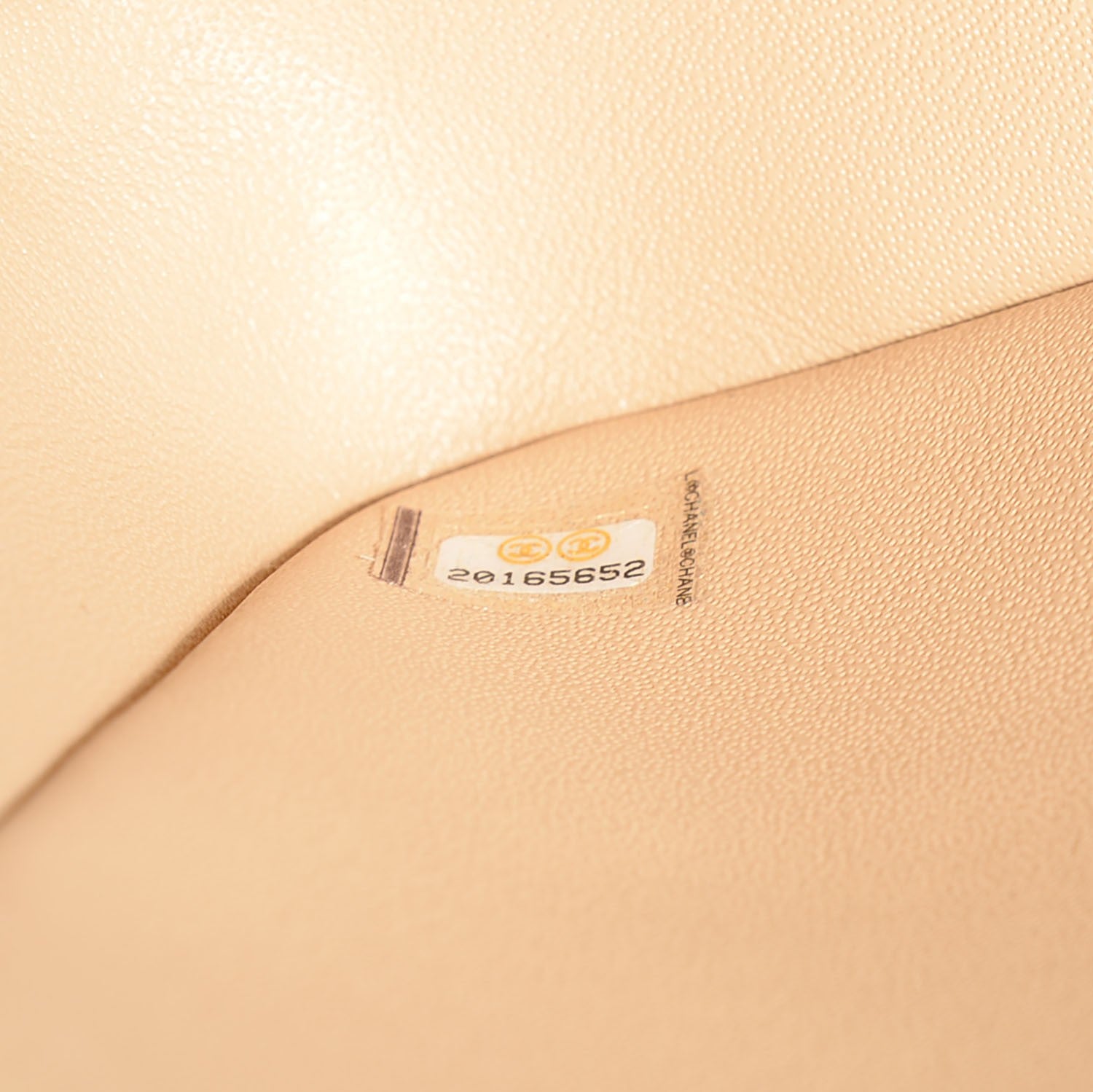 Chanel Lambskin Quilted Jumbo Double Flap Beige Clair 8 of 9
