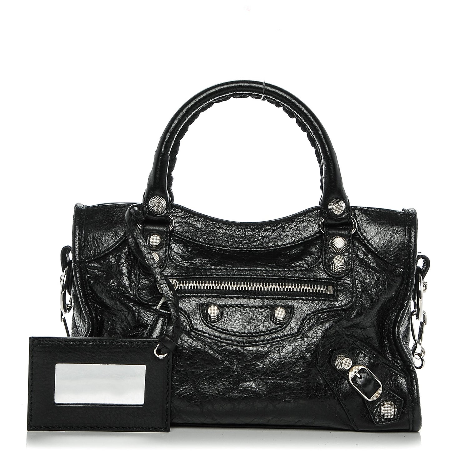 Agneau Giant 12 Silver Hardware Mini City Black