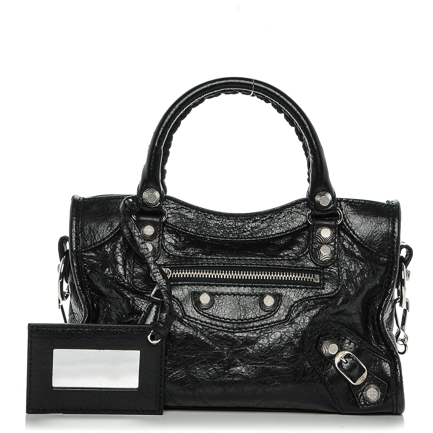 Balenciaga Agneau Giant 12 Silver Hardware Mini City Black 1 of 6