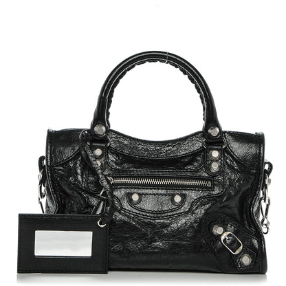 Balenciaga Agneau Giant 12 Silver Hardware Mini City Black 1 of 6