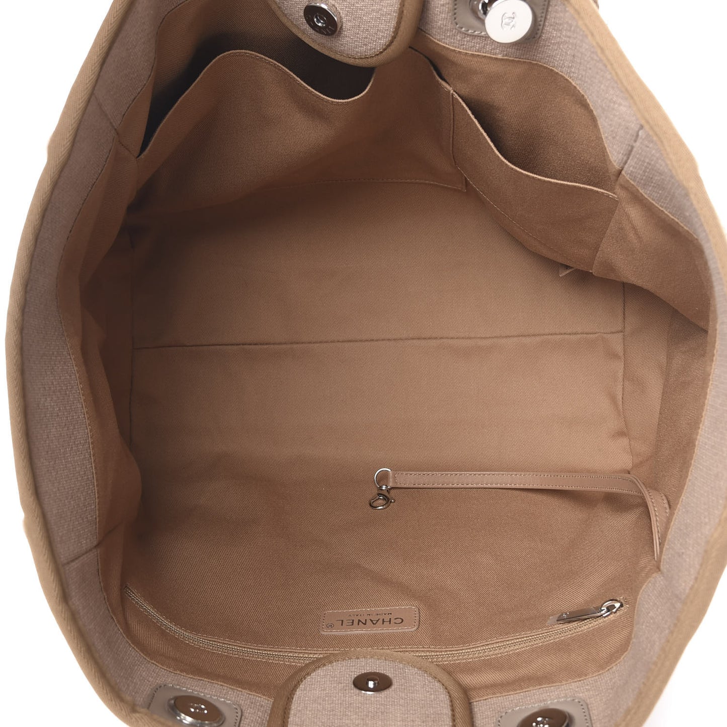 Canvas Medium Deauville Tote Ecru