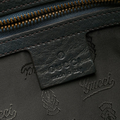 Gucci Suede Calfskin Large Babouska Studded Boston Blue 6 of 10