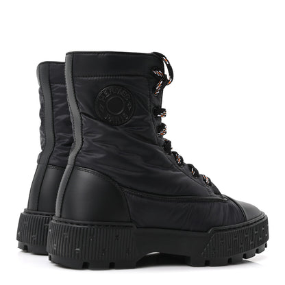 Hermes Calfskin Parachute Fresh Ankle Boots 35 Black 5 of 10
