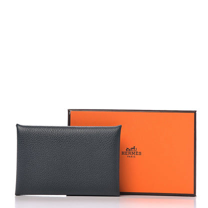 Hermes Evercolor Calvi Card Case Vert Cypress 8 of 8