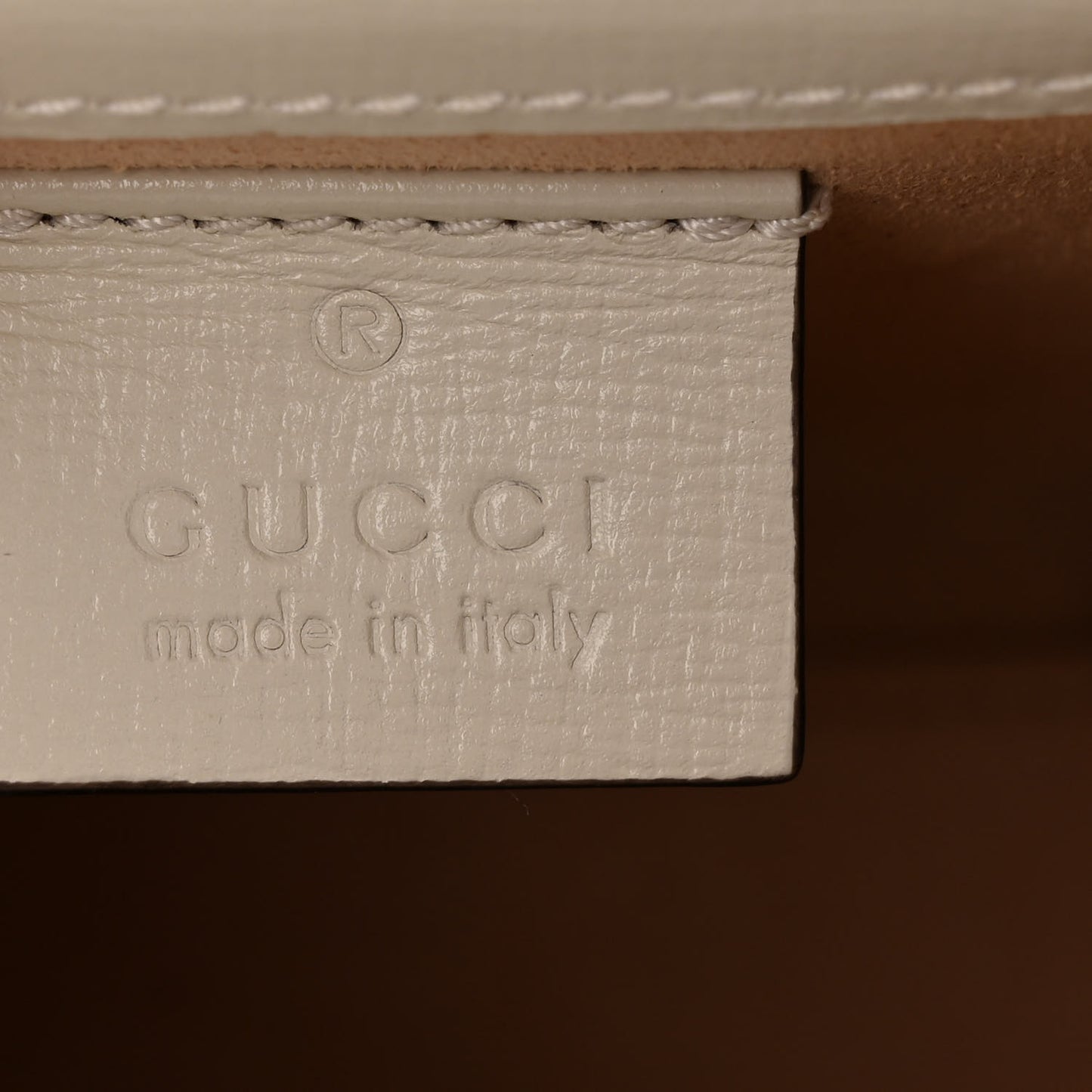 GG Supreme Monogram Azalea Calfskin Mini Horsebit 1955 Crossbody Bag Beige Ebony Mystic White