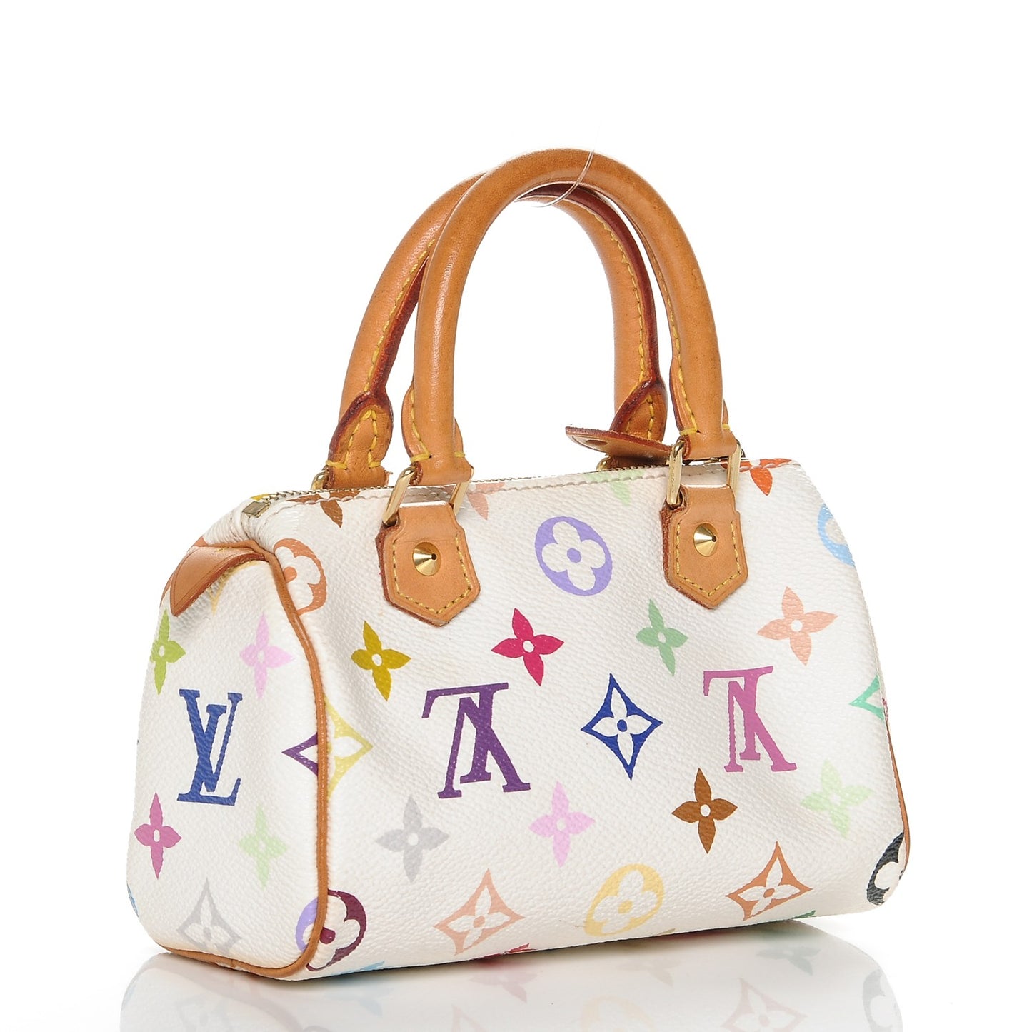Monogram Multicolor Mini Sac HL Speedy White