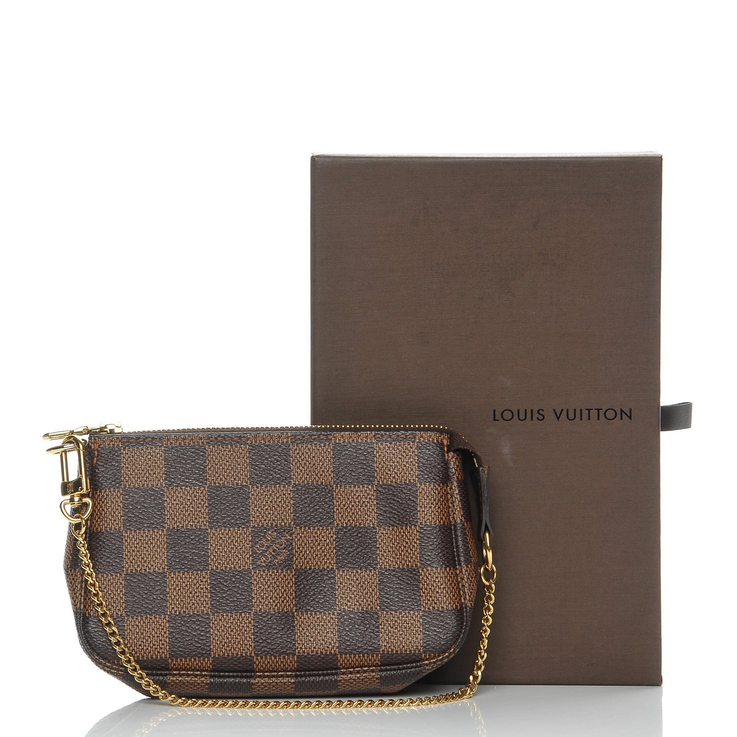 Louis Vuitton Damier Ebene Mini Pochette Accessories 8 of 8
