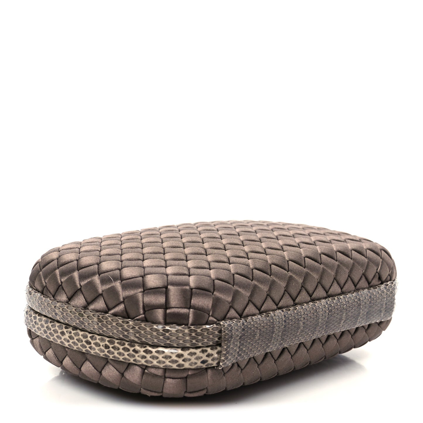 Satin Intreccio Impero Ayers Chain Knot Taupe
