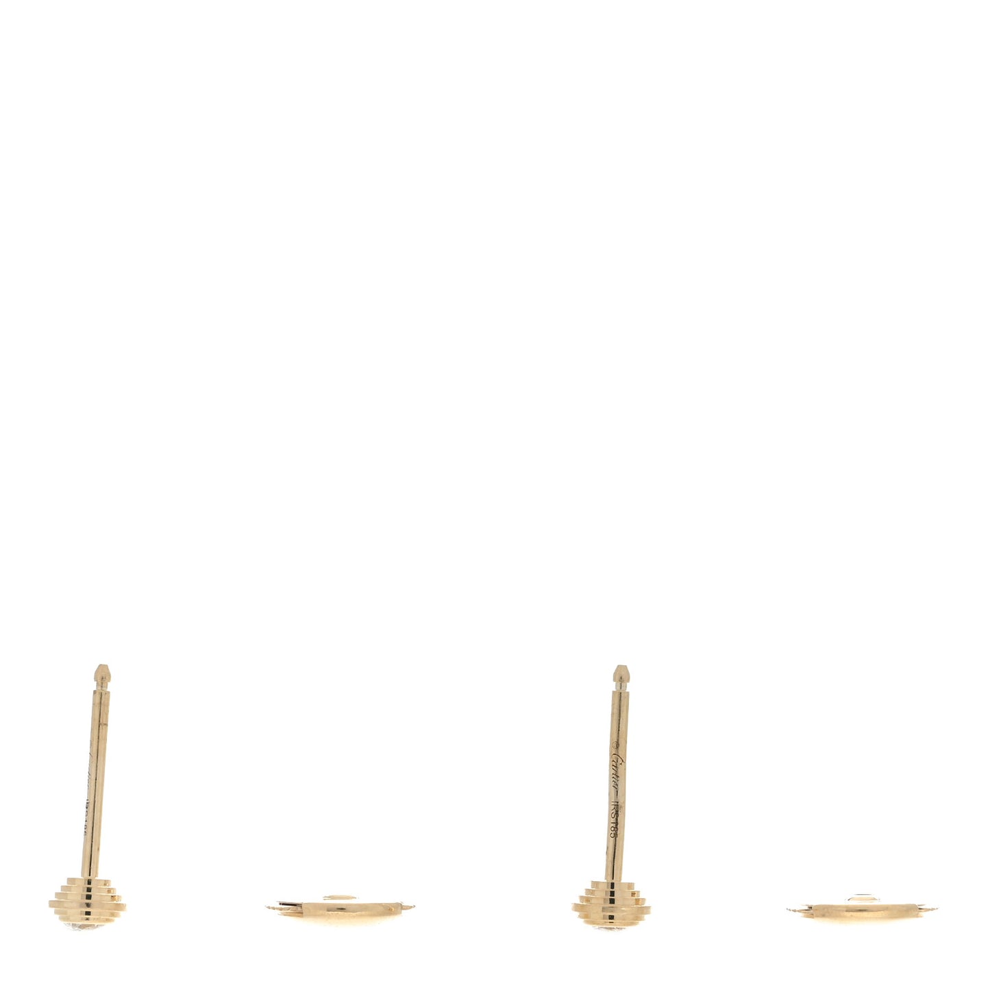 18K Yellow Gold Diamond XS D'Amour Earrings