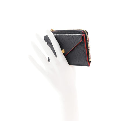 Louis Vuitton Empreinte Recto Verso Card Holder Marine Rouge 2 of 7