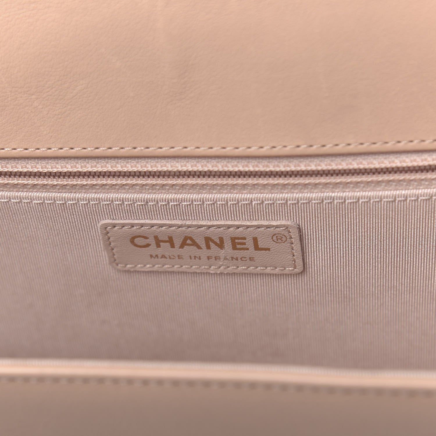 Chanel Lambskin Quilted Flap Beige 6 of 12