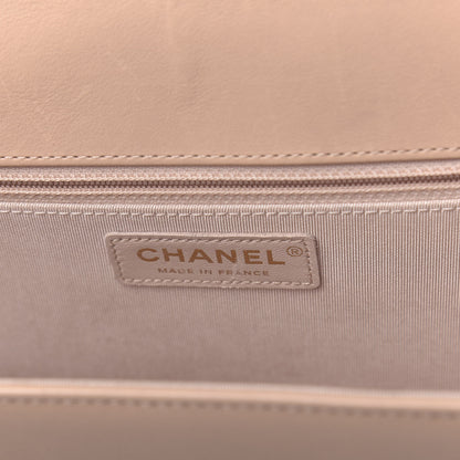 Chanel Lambskin Quilted Flap Beige 6 of 12