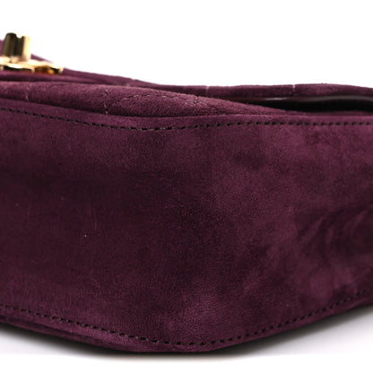 Chanel Suede Calfskin Mini Souplissimo Flap Burgundy 9 of 10