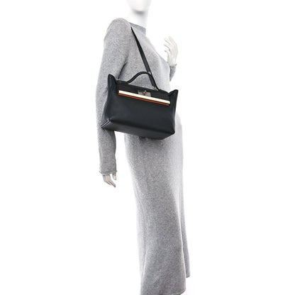 Hermes Togo Matte Alligator Swift Touch 24/24 29 Black Nata Gold 2 of 12