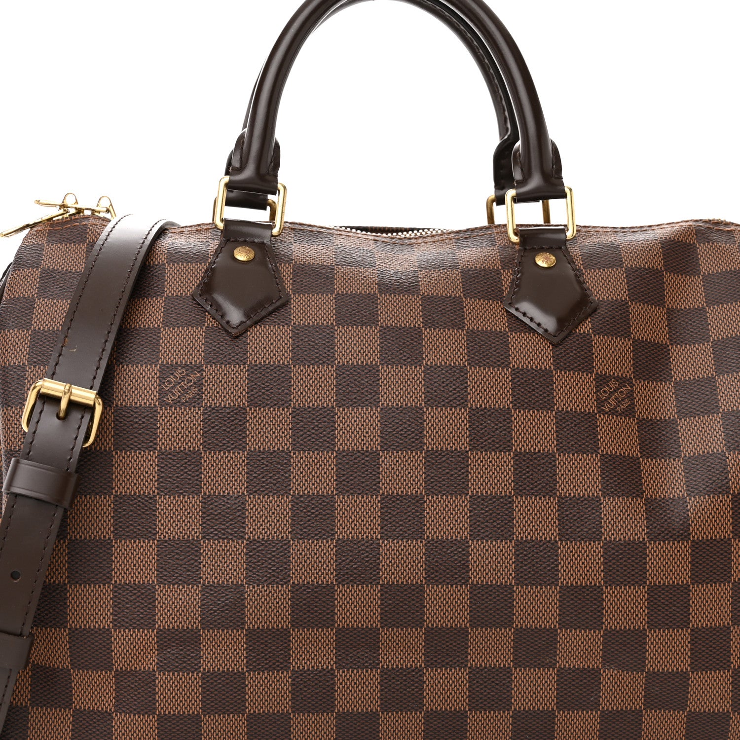 Louis Vuitton Damier Ebene Speedy Bandouliere 30 8 of 18