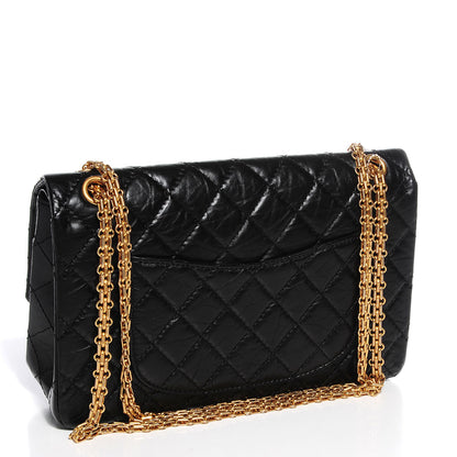 Chanel Aged Calfskin Quilted 2.55 Reissue 226 Flap Black 3 of 9