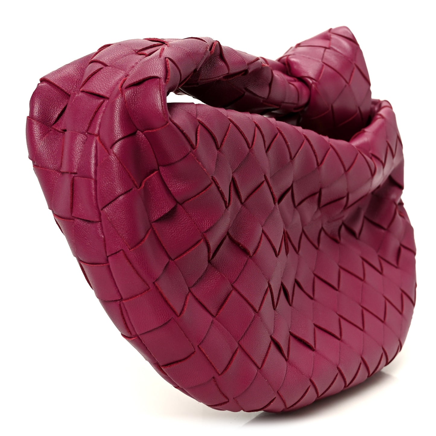 Nappa Intrecciato Mini Jodie Cinnabar