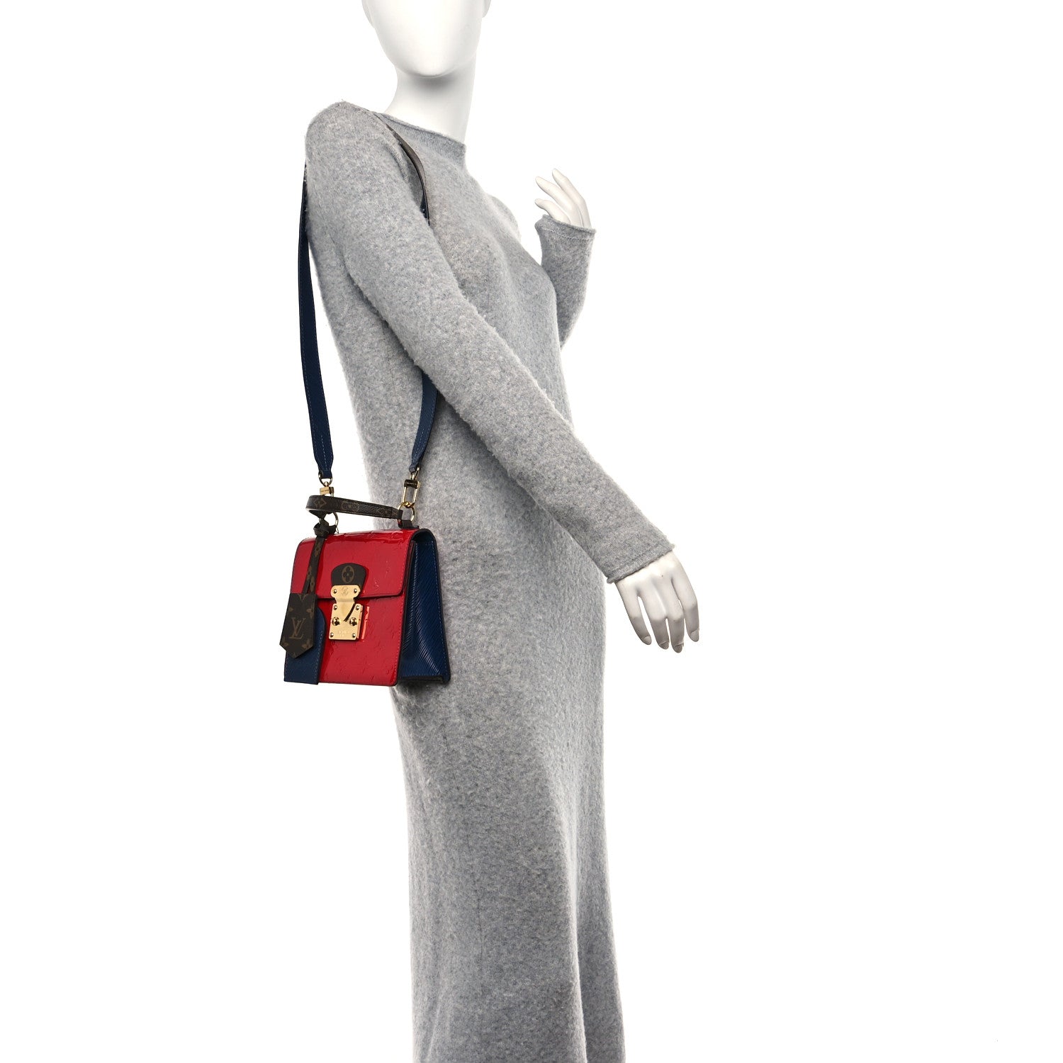 Louis Vuitton Vernis Epi Monogram Spring Street Scarlet 2 of 11