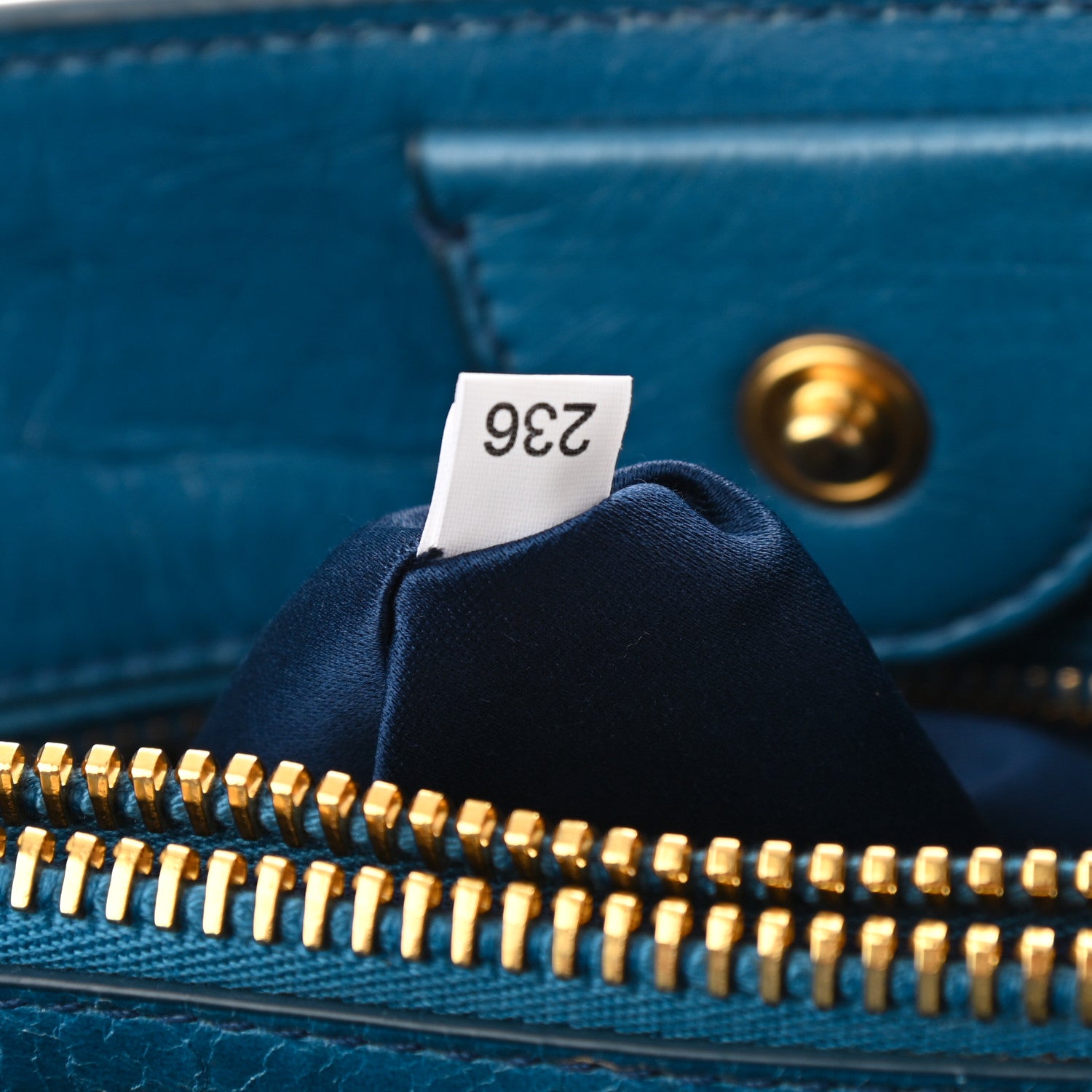 Miu Miu Vitello Shine Top Handle Satchel Oceano 7 of 12