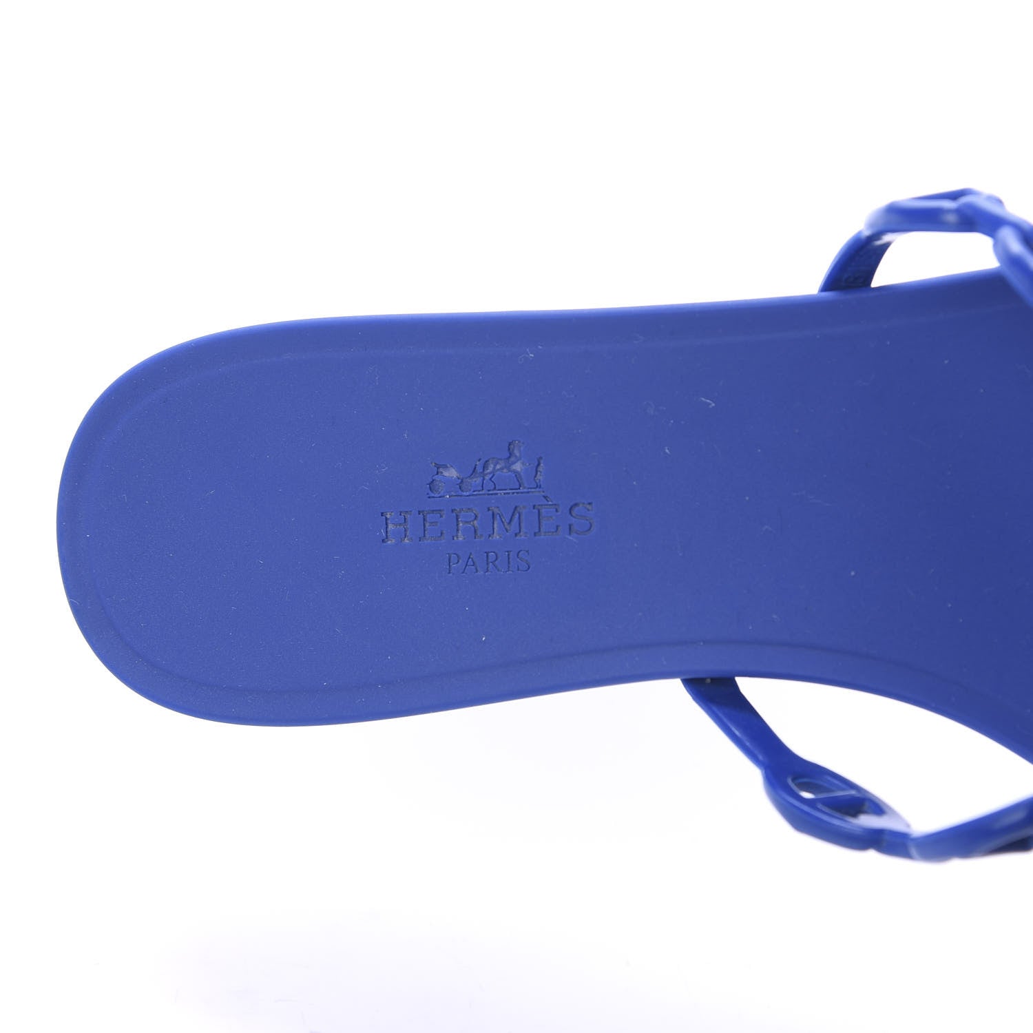 Hermes TPU Rivage Sandals 37 Blue Smalt 7 of 8
