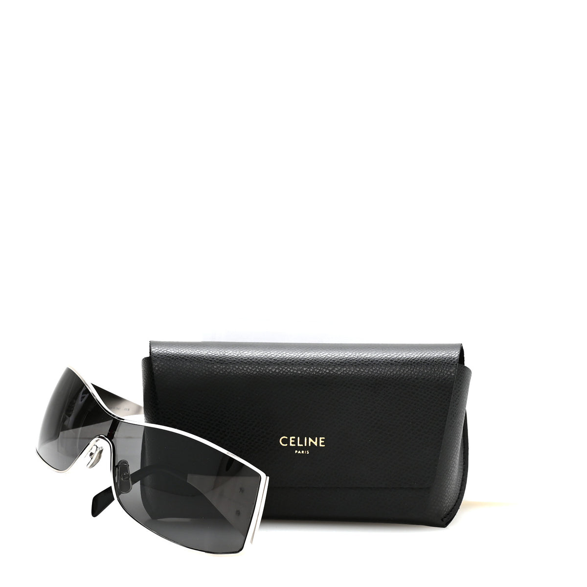 Celine Metal Triomphe Sunglasses CL40283U Silver Black 8 of 8
