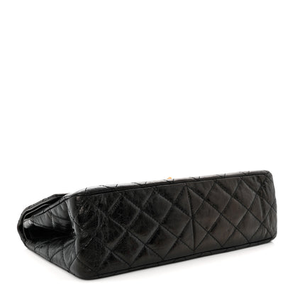 Chanel Metallic Aged Calfskin Quilted 2.55 Reissue 227 Flap Black 4 of 10